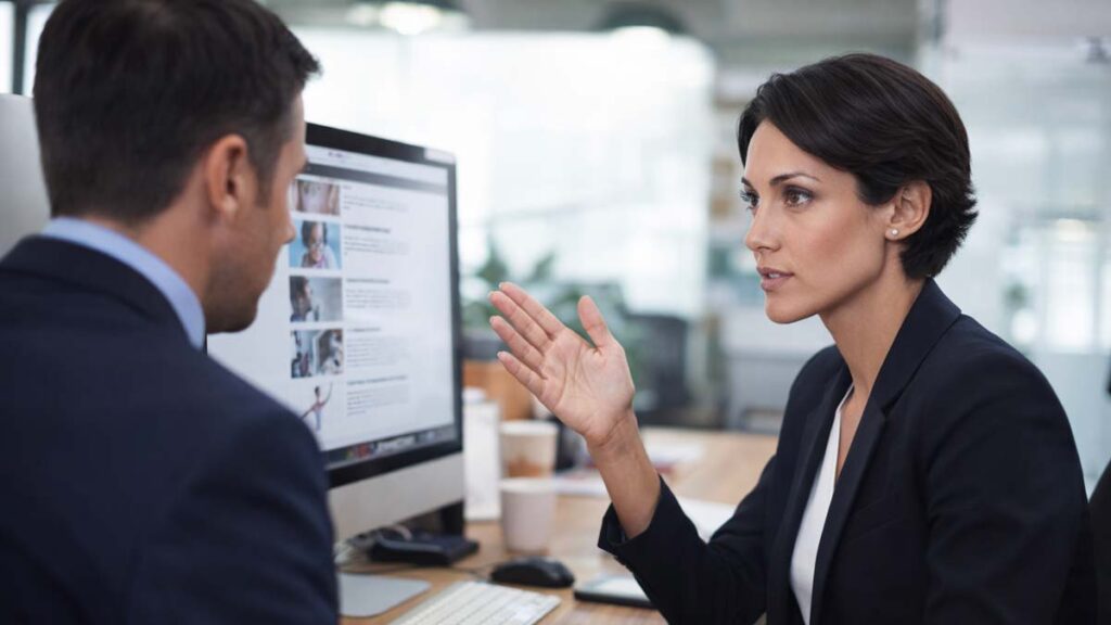 Consulenza professionale in ufficio per la ricerca nuovi clienti e strategia di acquisizione clienti